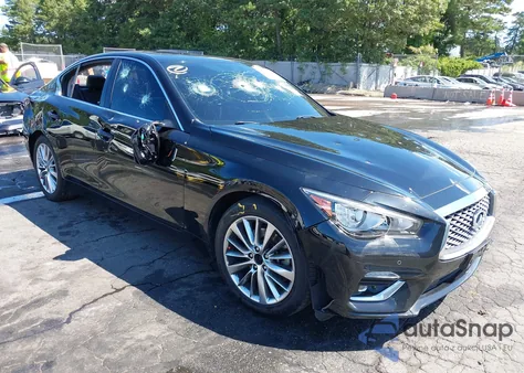 2021 Infiniti Q50 Luxe Awd из США, поврежденный, VIN JN1EV7BR9MM754043